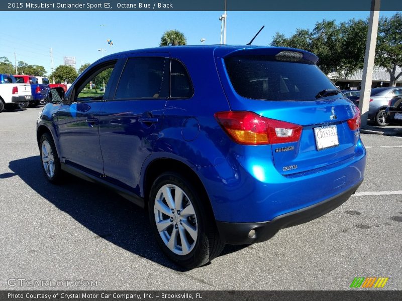 Octane Blue / Black 2015 Mitsubishi Outlander Sport ES