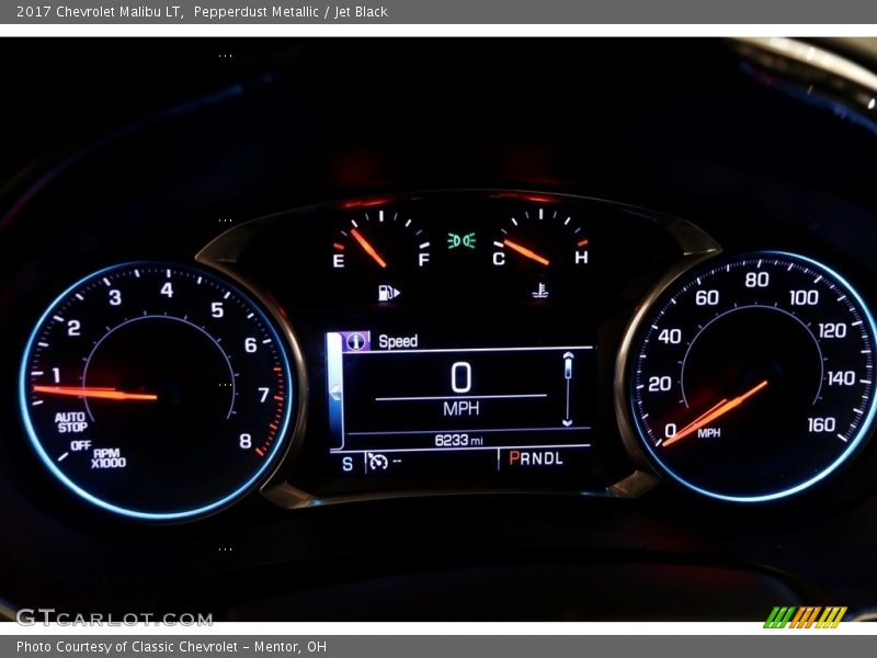 Pepperdust Metallic / Jet Black 2017 Chevrolet Malibu LT