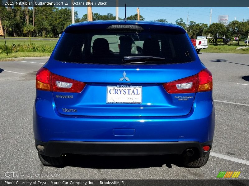 Octane Blue / Black 2015 Mitsubishi Outlander Sport ES