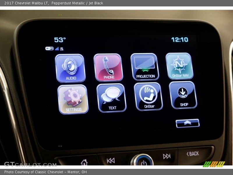 Pepperdust Metallic / Jet Black 2017 Chevrolet Malibu LT