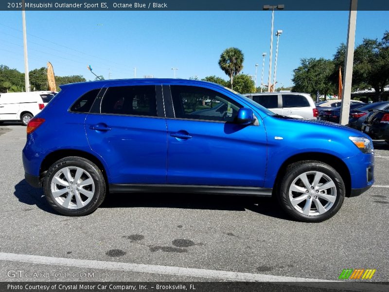 Octane Blue / Black 2015 Mitsubishi Outlander Sport ES