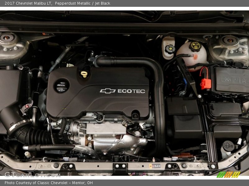 Pepperdust Metallic / Jet Black 2017 Chevrolet Malibu LT