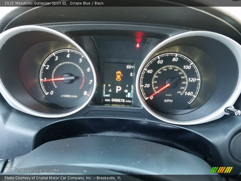 Octane Blue / Black 2015 Mitsubishi Outlander Sport ES