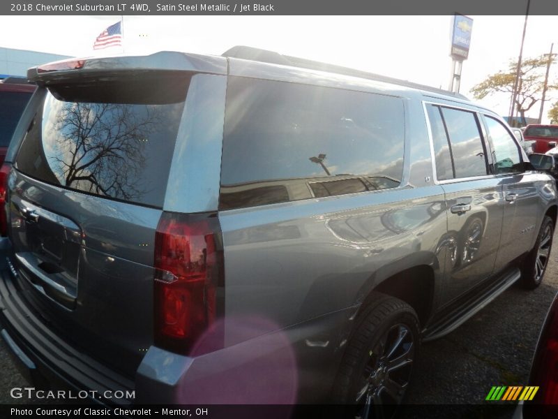 Satin Steel Metallic / Jet Black 2018 Chevrolet Suburban LT 4WD