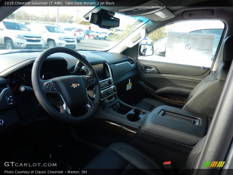 Satin Steel Metallic / Jet Black 2018 Chevrolet Suburban LT 4WD