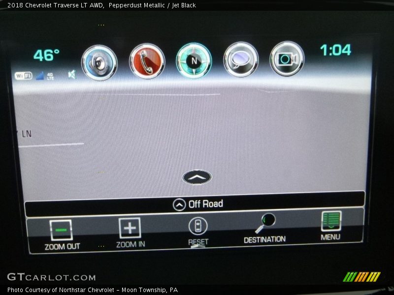 Pepperdust Metallic / Jet Black 2018 Chevrolet Traverse LT AWD