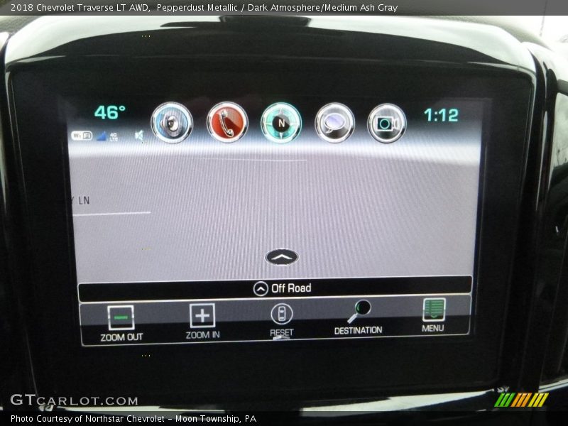 Pepperdust Metallic / Dark Atmosphere/Medium Ash Gray 2018 Chevrolet Traverse LT AWD