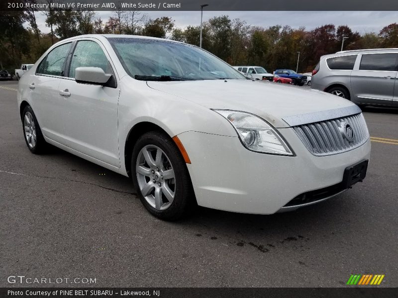 White Suede / Camel 2010 Mercury Milan V6 Premier AWD
