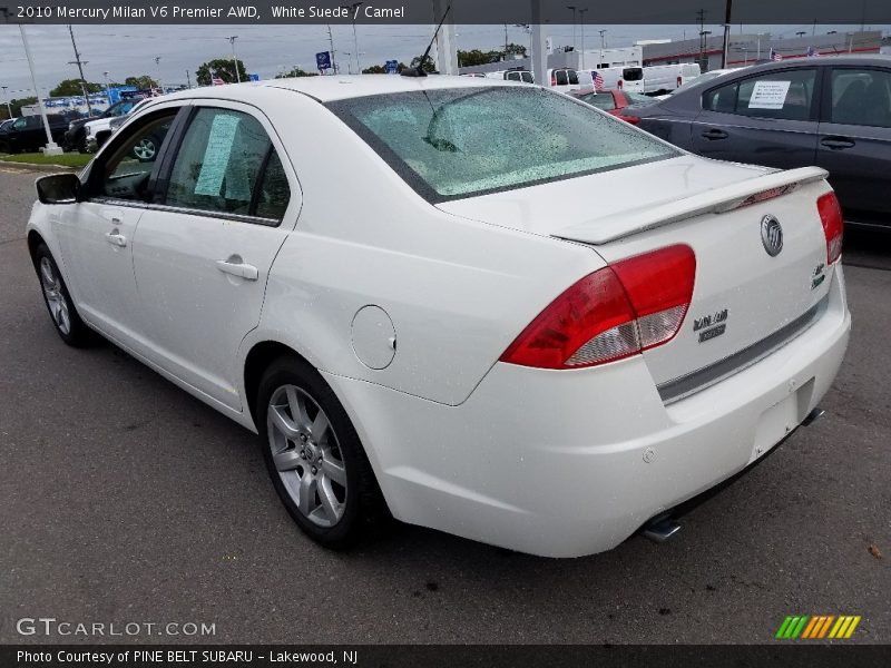 White Suede / Camel 2010 Mercury Milan V6 Premier AWD