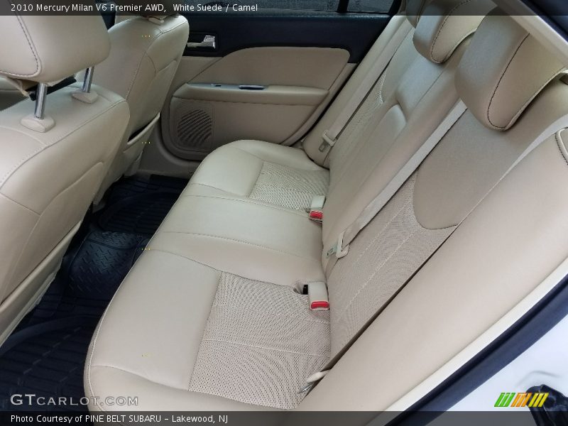 White Suede / Camel 2010 Mercury Milan V6 Premier AWD