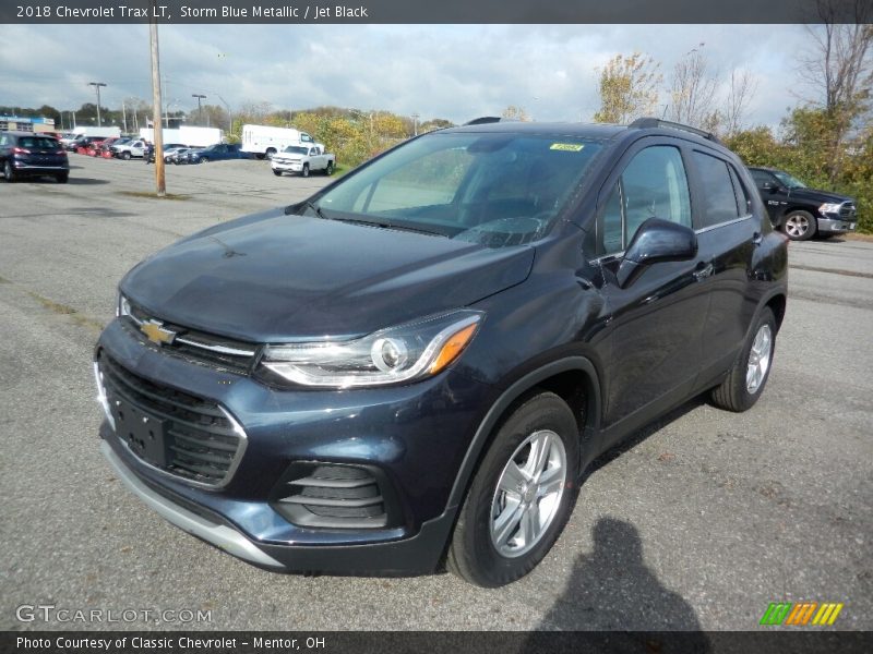 Storm Blue Metallic / Jet Black 2018 Chevrolet Trax LT