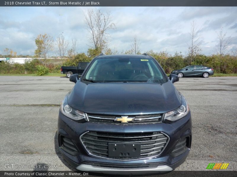 Storm Blue Metallic / Jet Black 2018 Chevrolet Trax LT