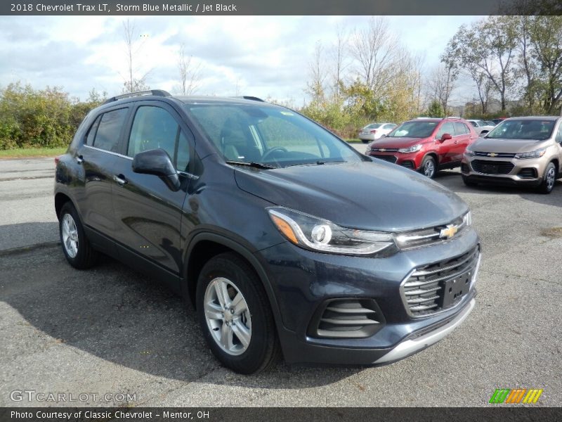Storm Blue Metallic / Jet Black 2018 Chevrolet Trax LT