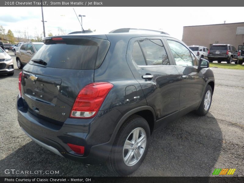 Storm Blue Metallic / Jet Black 2018 Chevrolet Trax LT