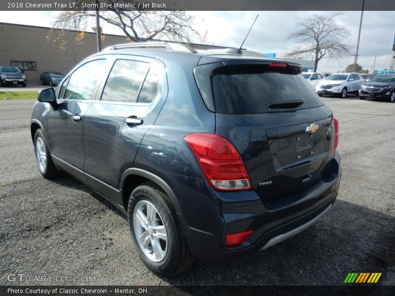 Storm Blue Metallic / Jet Black 2018 Chevrolet Trax LT