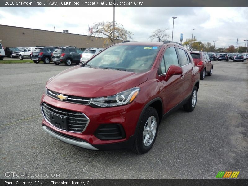 Cajun Red Tintcoat / Jet Black/Light Ash Gray 2018 Chevrolet Trax LT AWD