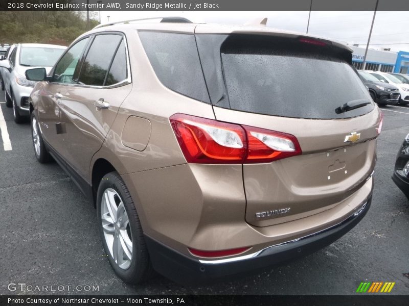 Sandy Ridge Metallic / Jet Black 2018 Chevrolet Equinox Premier AWD