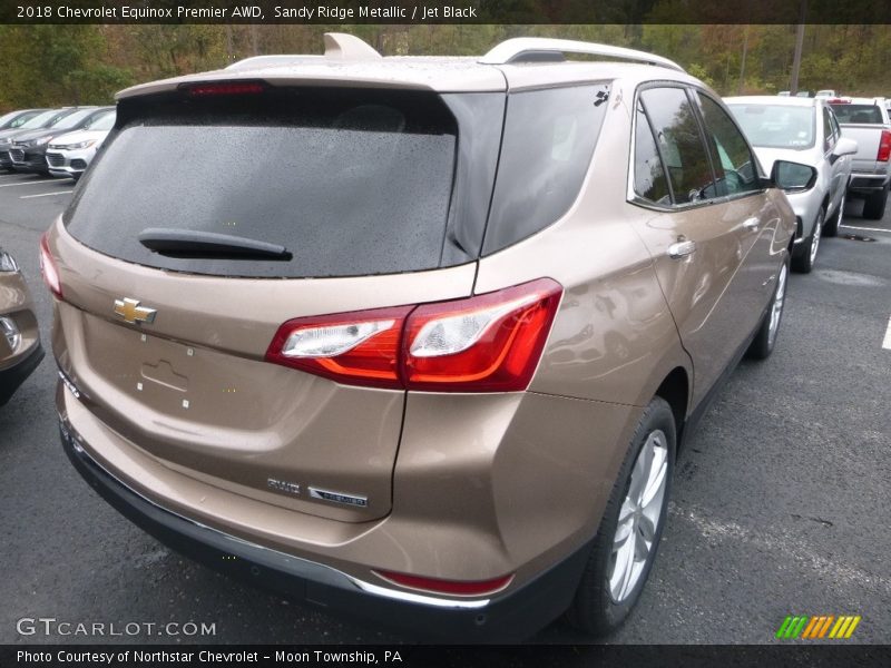 Sandy Ridge Metallic / Jet Black 2018 Chevrolet Equinox Premier AWD