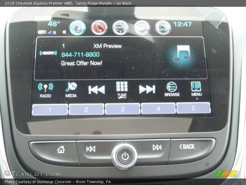 Sandy Ridge Metallic / Jet Black 2018 Chevrolet Equinox Premier AWD