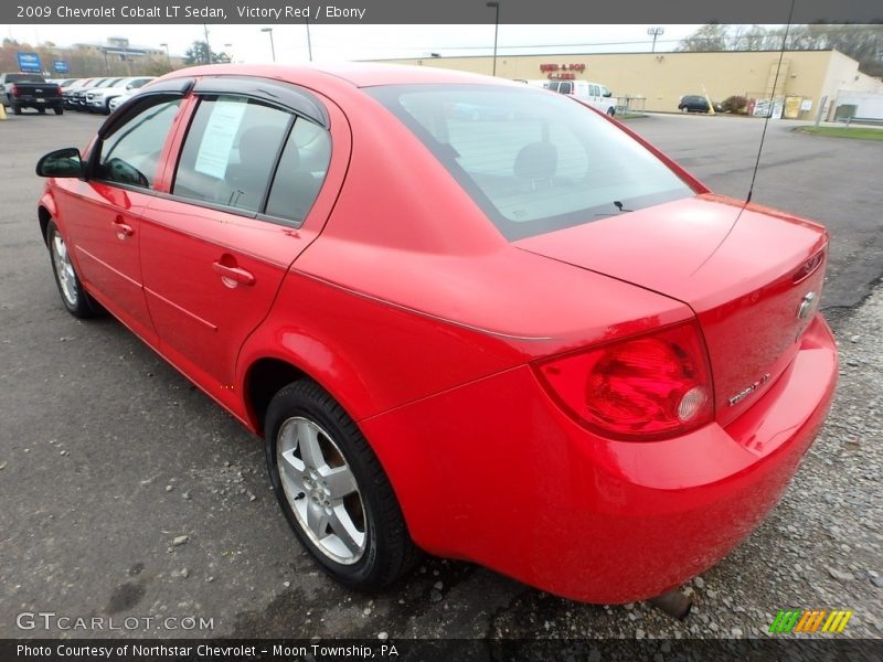 Victory Red / Ebony 2009 Chevrolet Cobalt LT Sedan
