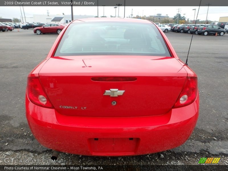 Victory Red / Ebony 2009 Chevrolet Cobalt LT Sedan