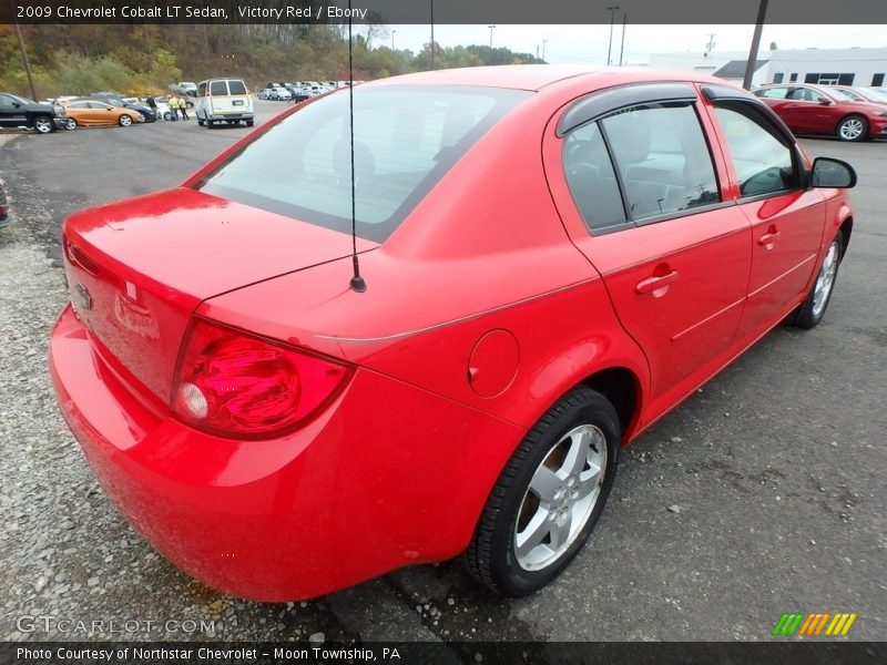 Victory Red / Ebony 2009 Chevrolet Cobalt LT Sedan