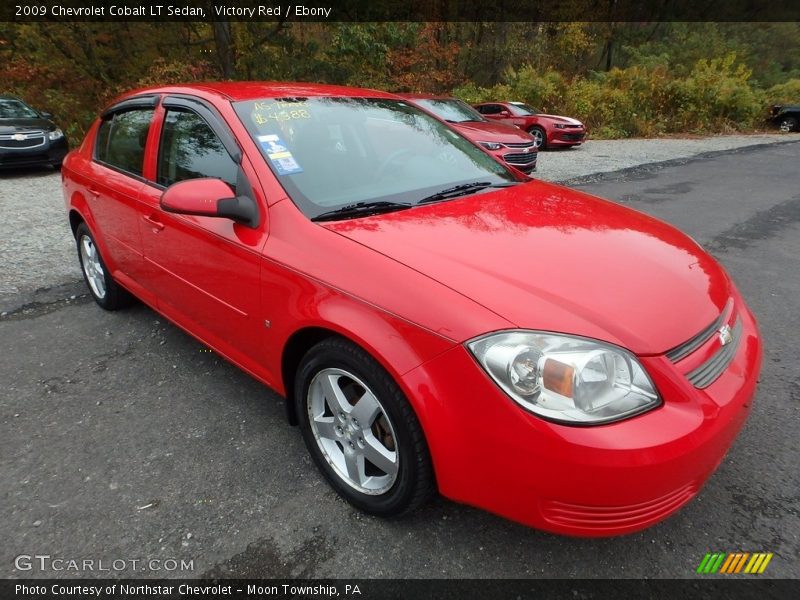 Victory Red / Ebony 2009 Chevrolet Cobalt LT Sedan
