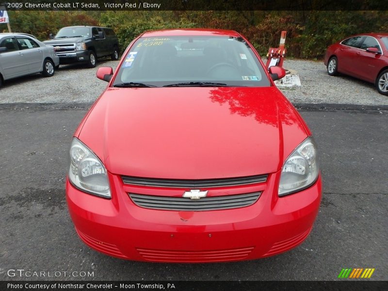 Victory Red / Ebony 2009 Chevrolet Cobalt LT Sedan
