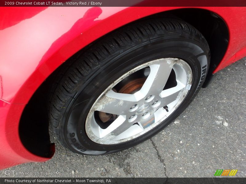 Victory Red / Ebony 2009 Chevrolet Cobalt LT Sedan