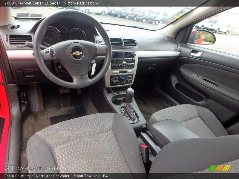 Victory Red / Ebony 2009 Chevrolet Cobalt LT Sedan
