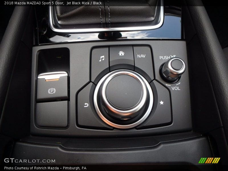 Jet Black Mica / Black 2018 Mazda MAZDA3 Sport 5 Door