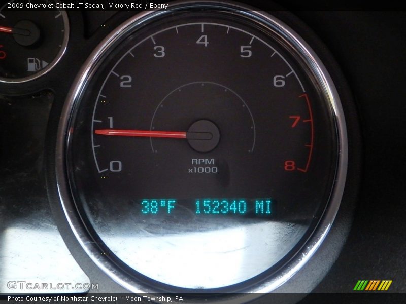 Victory Red / Ebony 2009 Chevrolet Cobalt LT Sedan