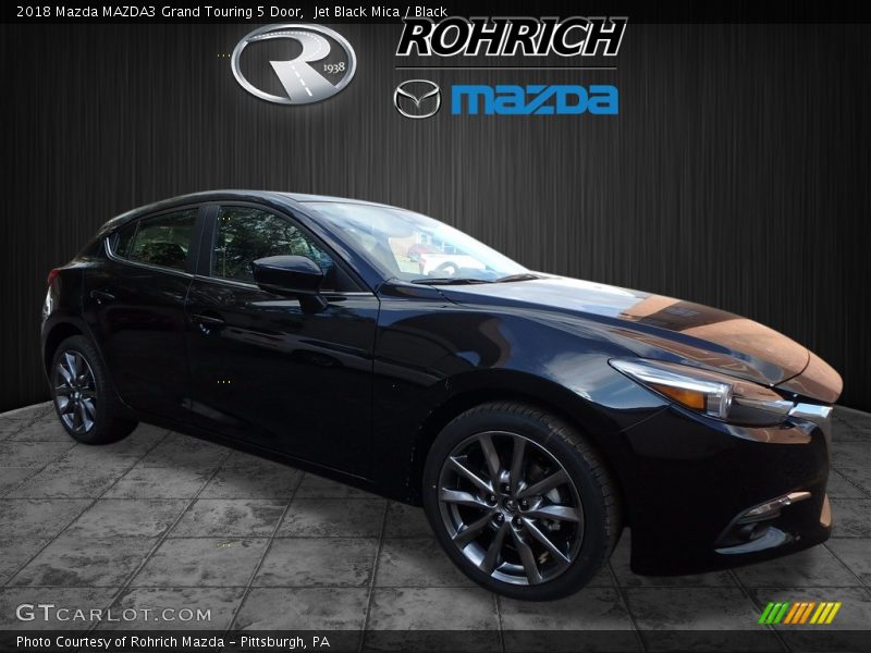 Jet Black Mica / Black 2018 Mazda MAZDA3 Grand Touring 5 Door