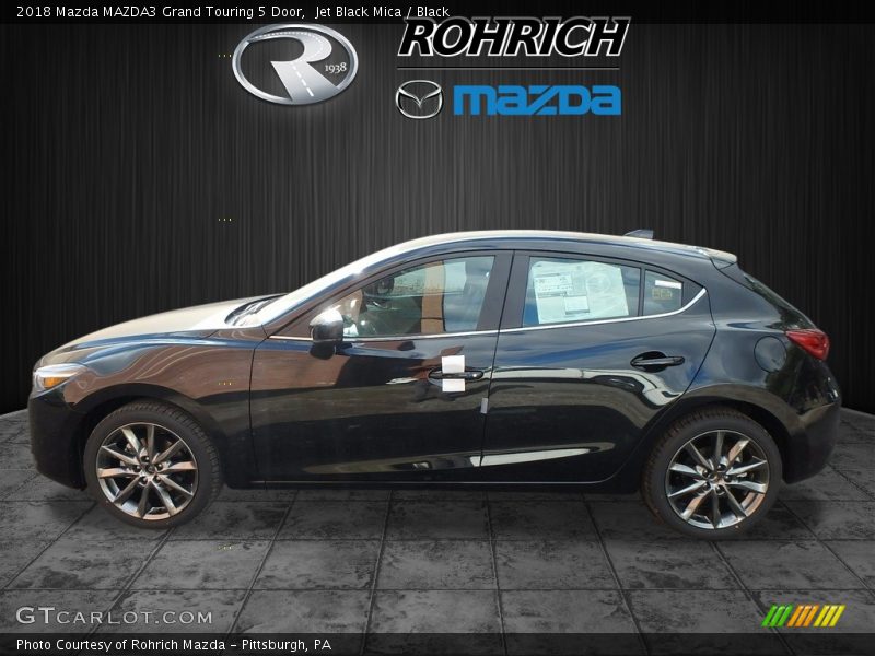 Jet Black Mica / Black 2018 Mazda MAZDA3 Grand Touring 5 Door