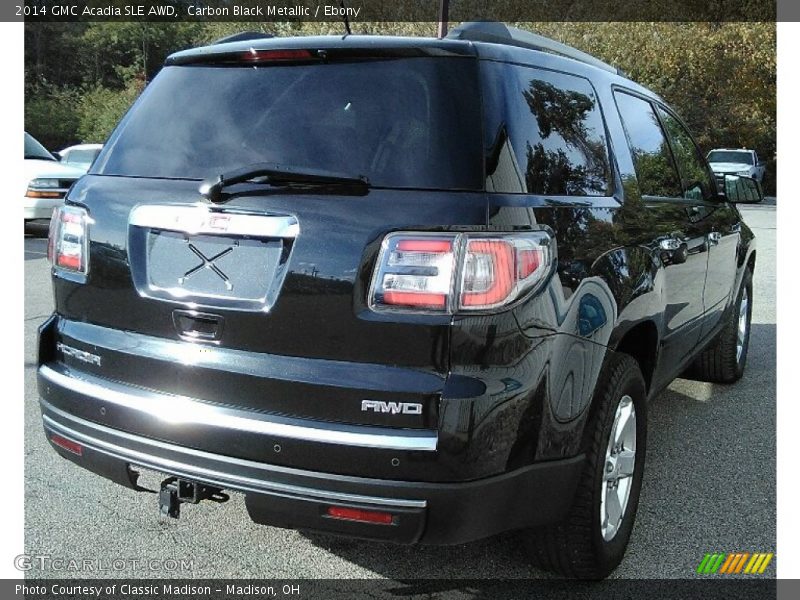 Carbon Black Metallic / Ebony 2014 GMC Acadia SLE AWD