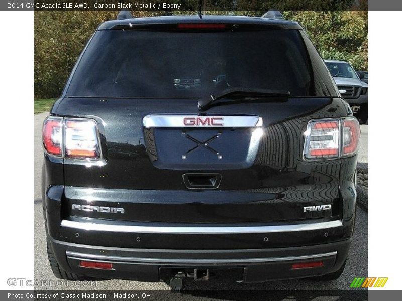 Carbon Black Metallic / Ebony 2014 GMC Acadia SLE AWD
