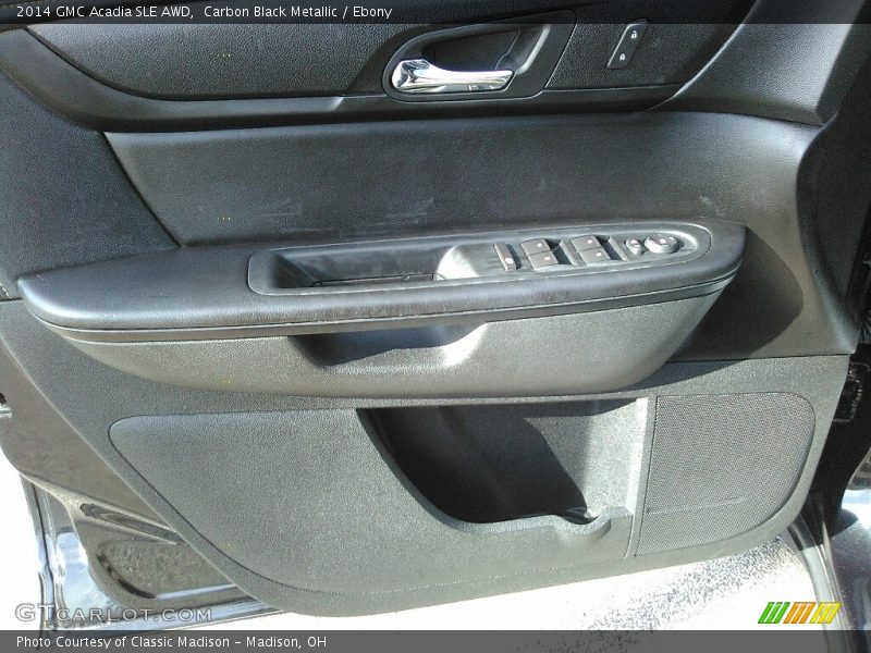 Carbon Black Metallic / Ebony 2014 GMC Acadia SLE AWD