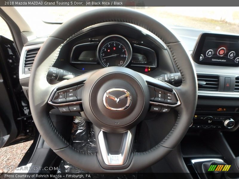 Jet Black Mica / Black 2018 Mazda MAZDA3 Grand Touring 5 Door