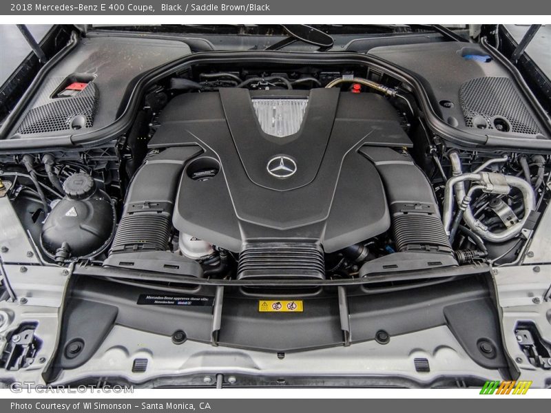 Black / Saddle Brown/Black 2018 Mercedes-Benz E 400 Coupe