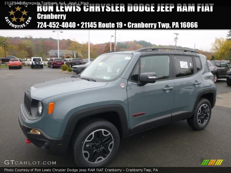 Anvil / Black 2017 Jeep Renegade Trailhawk 4x4