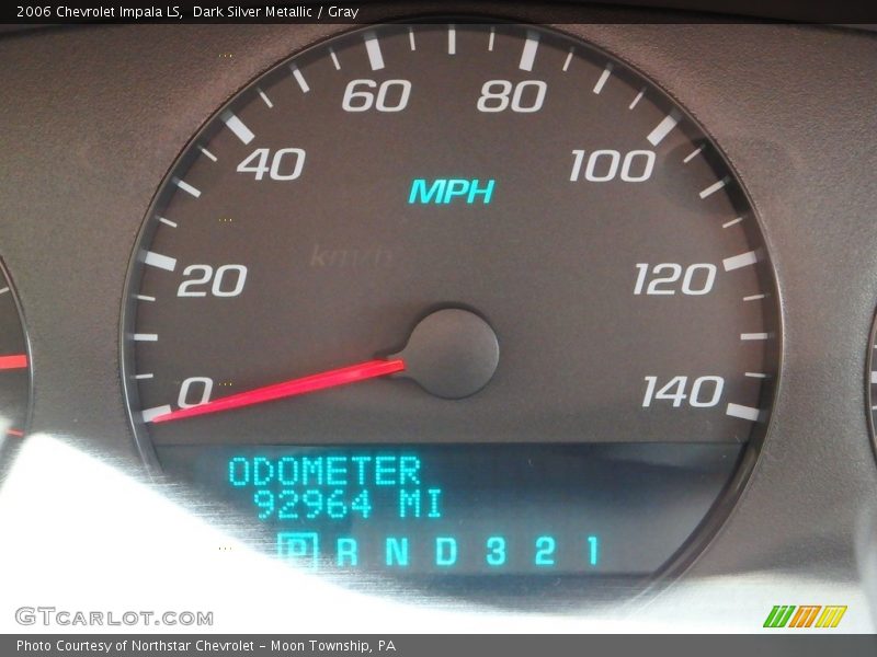 Dark Silver Metallic / Gray 2006 Chevrolet Impala LS