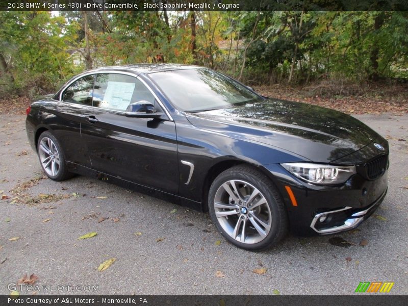  2018 4 Series 430i xDrive Convertible Black Sapphire Metallic