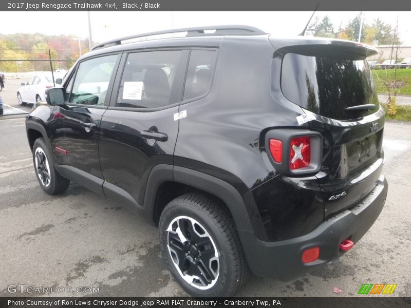 Black / Black 2017 Jeep Renegade Trailhawk 4x4