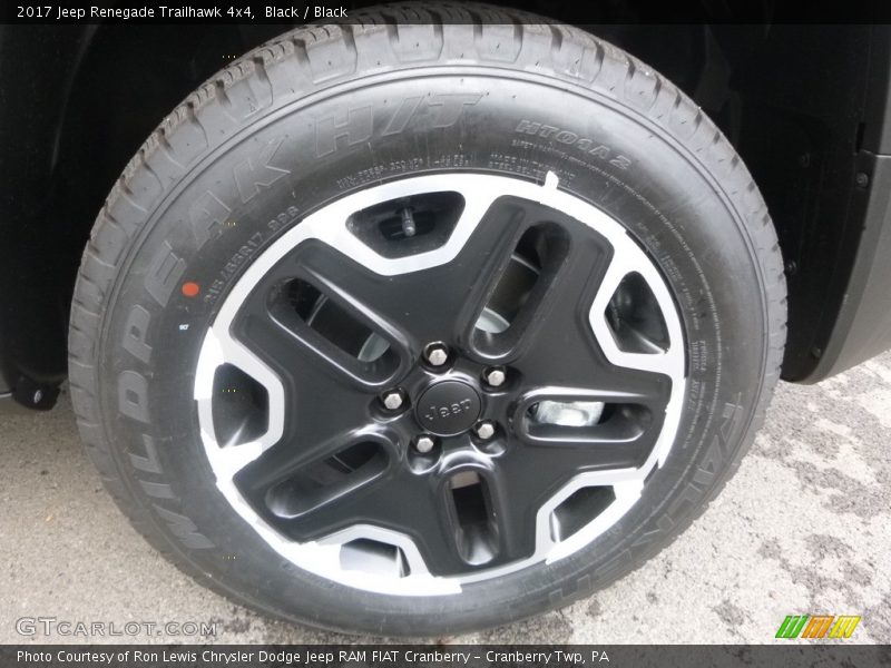 Black / Black 2017 Jeep Renegade Trailhawk 4x4