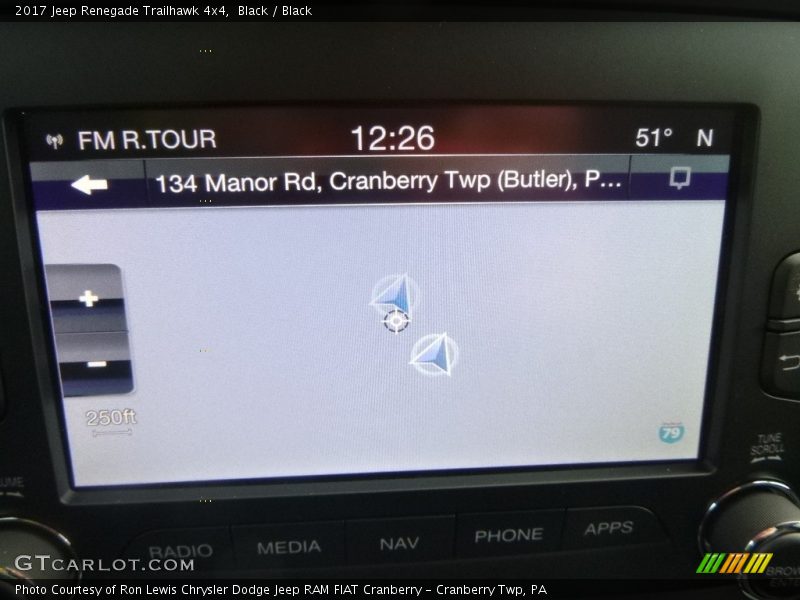 Black / Black 2017 Jeep Renegade Trailhawk 4x4