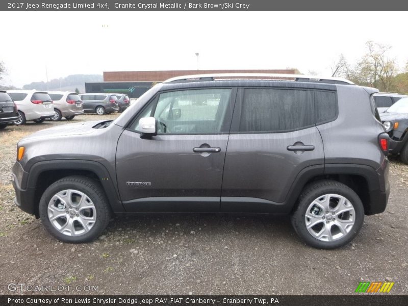 Granite Crystal Metallic / Bark Brown/Ski Grey 2017 Jeep Renegade Limited 4x4