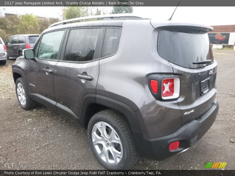 Granite Crystal Metallic / Bark Brown/Ski Grey 2017 Jeep Renegade Limited 4x4