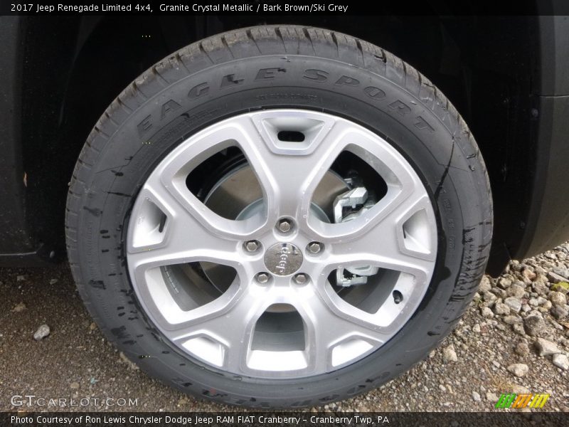 Granite Crystal Metallic / Bark Brown/Ski Grey 2017 Jeep Renegade Limited 4x4