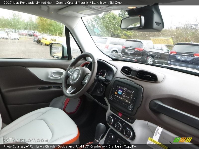 Granite Crystal Metallic / Bark Brown/Ski Grey 2017 Jeep Renegade Limited 4x4