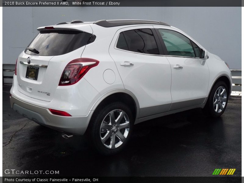 White Frost Tricoat / Ebony 2018 Buick Encore Preferred II AWD